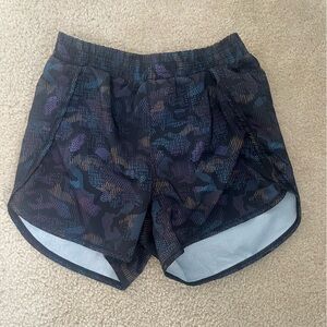 All in Motion Black and Purple Athletic Shorts